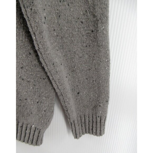 Line Of Trade Sweater Medium Wool Blend Pullover Corduroy Elbow Patches - Picture 3 of 11